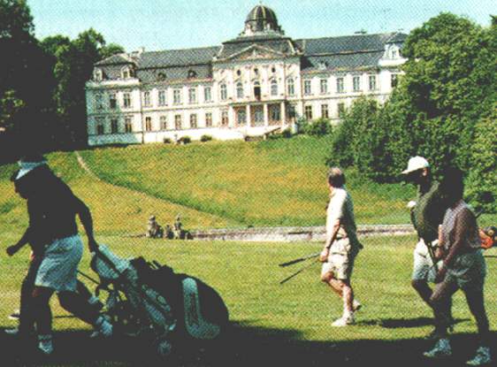 golf by Silherovice chateau near Ostrava