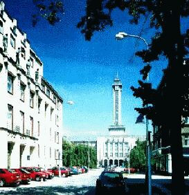 the Tower of New City Hall, the symbol of Ostrava